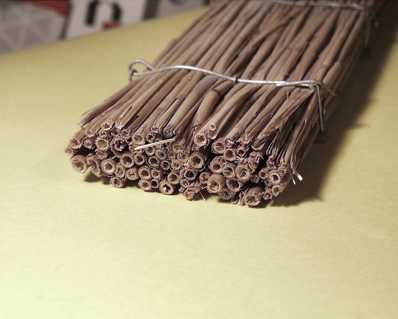 Dämmplatte aus Schilfrohr