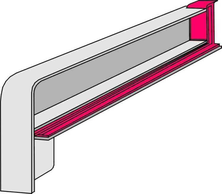 gleitfähiges Endstück eines Fensterbankprofiles