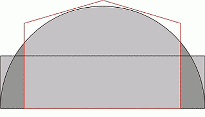 Mit einer Halbkugel-Form wird bei geringster Oberfläche ein Maximum an Volumen geschaffen