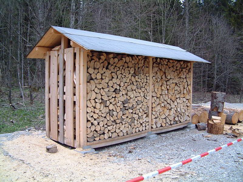 Brennholzstapel