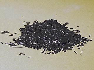 bituminierte Spelzen bzw. Schäben