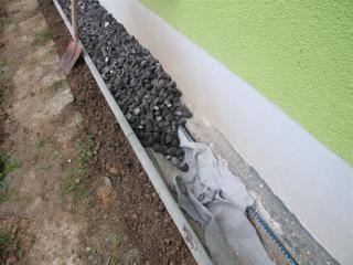 Dämmstoff Schaumglasschotter als Perimeterdämmung