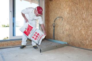 Dämmstoff Zellulosepellets einschütten Dämmstoff Zellulosepellets einschütten