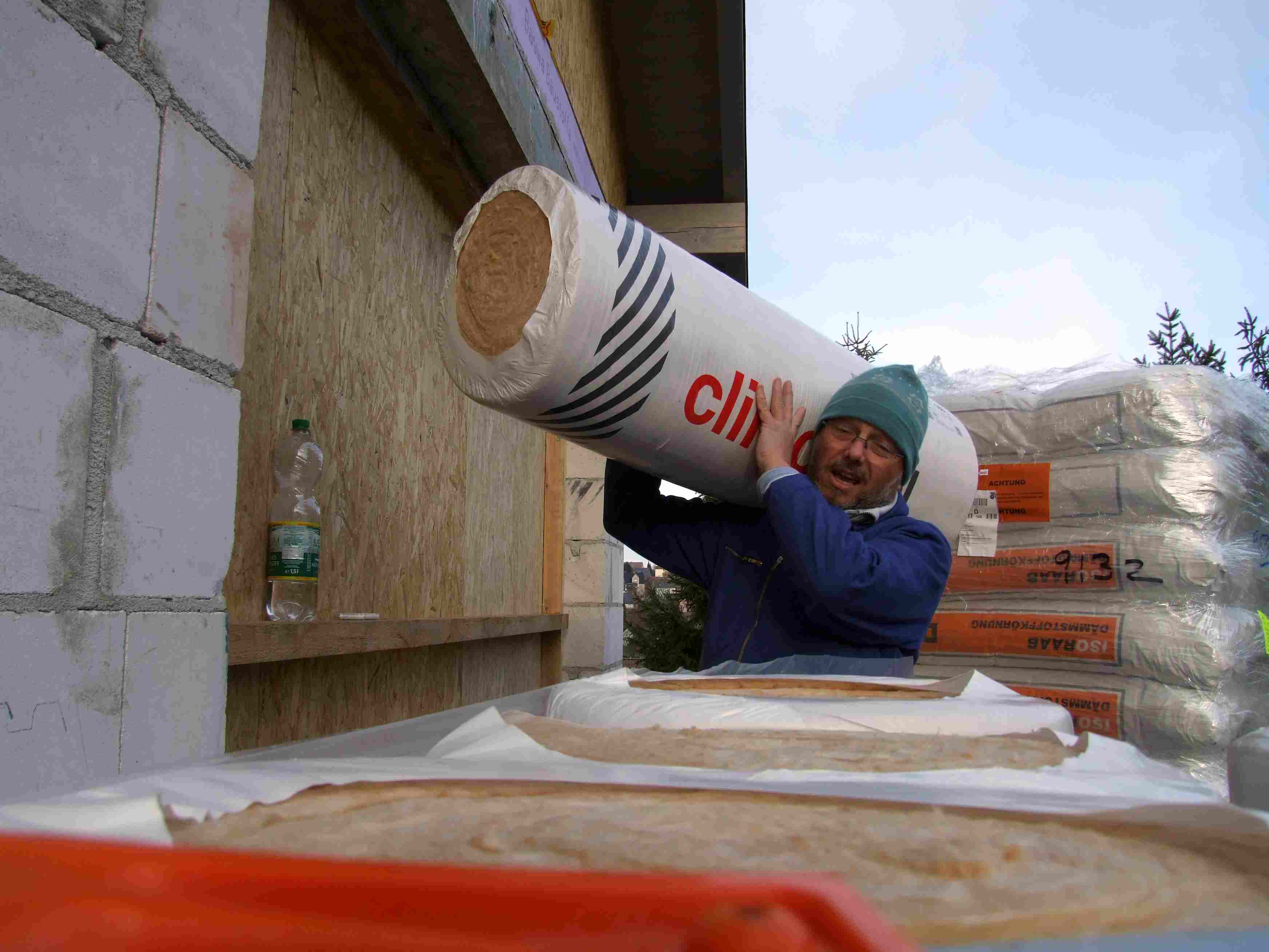 Ich transportiere 'leichte' Mineralwolle