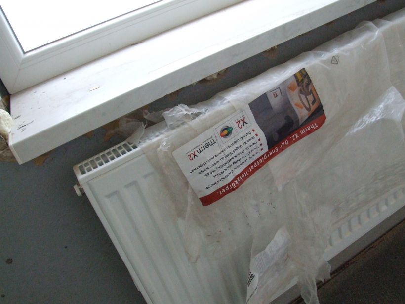 einlagiger Plattenheizkörper mit großer Ansichtsfläche