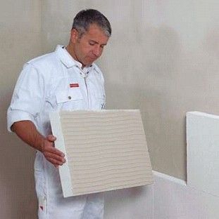 Einbau von Dämmplatten aus Mineralschaum, Abb. Multipor Xella