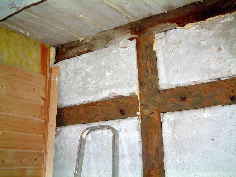 untaugliche Methode zur Verbesserung der Luftdichtheit