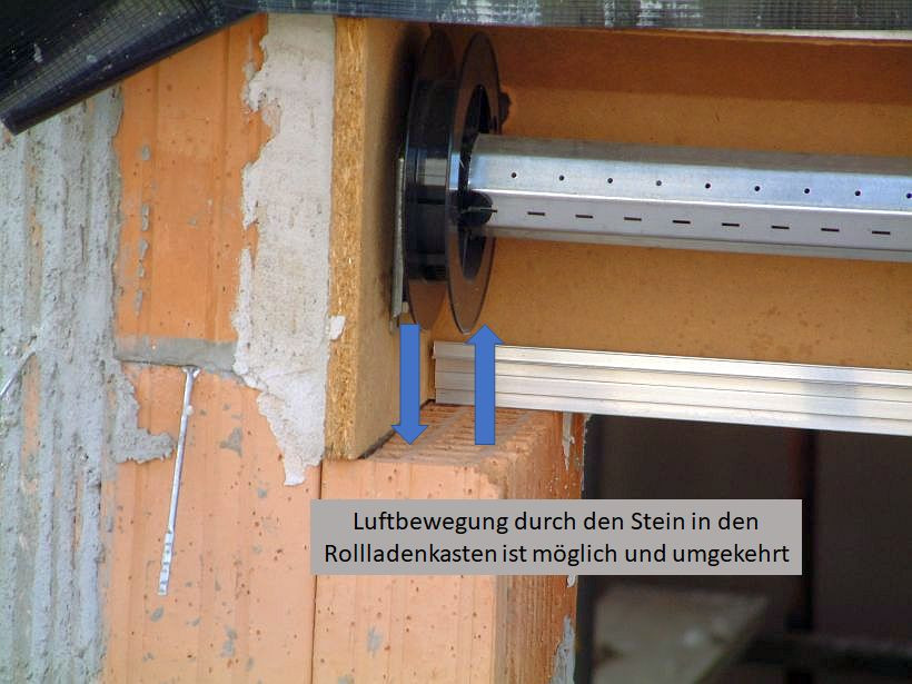 Der fehlende Glattstrich auf dem Hochlochziegel ermöglicht Luftbewegung Der fehlende Glattstrich auf dem Hochlochziegel ermöglicht Luftbewegung