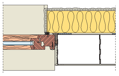 Fenster- bzw. Türrahmen bündig mit der Außenseite des Mauerwerks einbauen