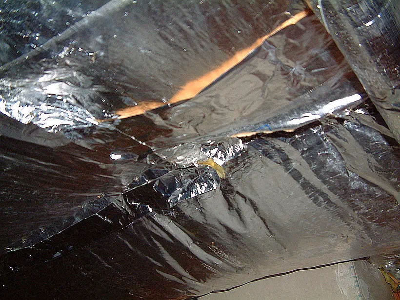 Zwischensparrendämmung mit Alukaschierung ungeeignet